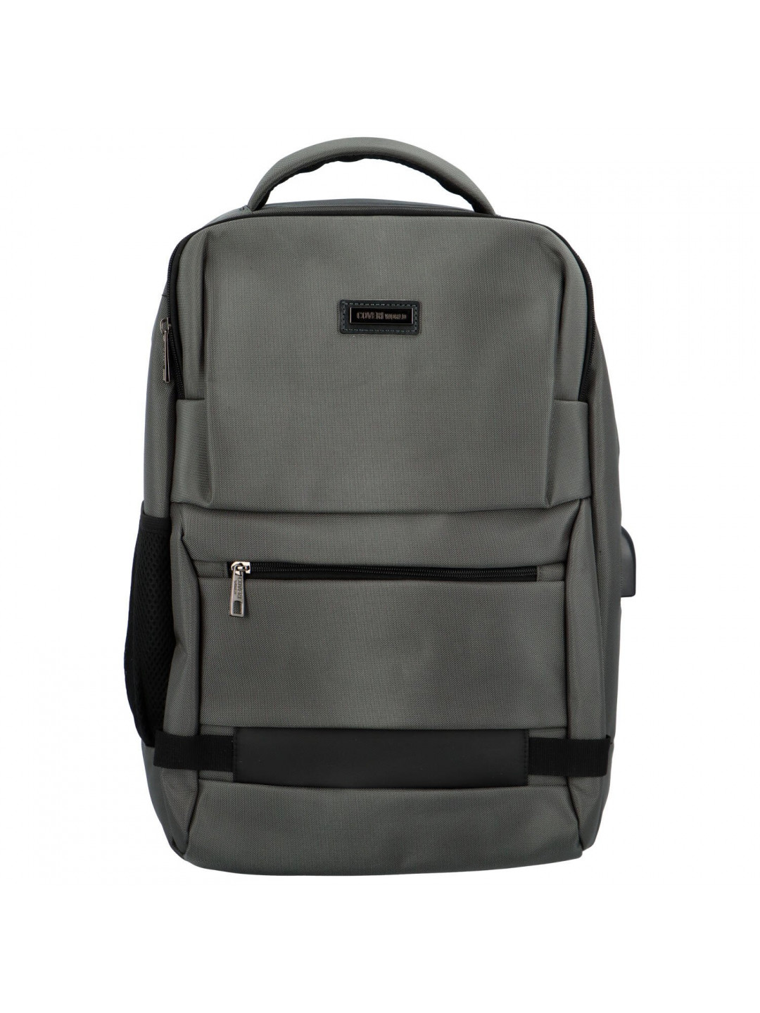 Univerzální látkový batoh na notebook Erik šedá